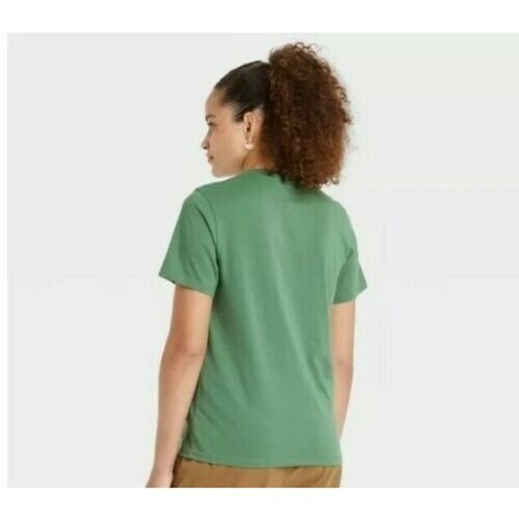 Latino Heritage Month Women's XS Landscape Artwork Short Sleeve Green T-Shirt - Picture 4 of 6